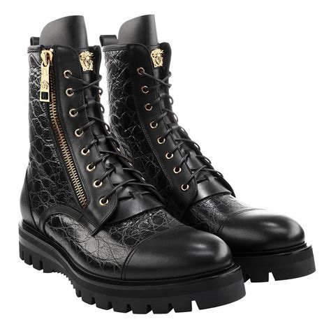 versace men boots|Versace autumn men's shoes price.